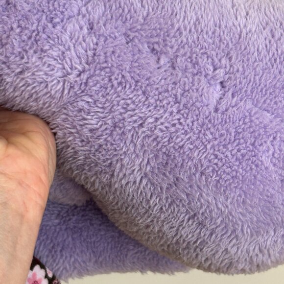 Animal Adventure Purple Bunny Plush Rabbit Corduroy Floppy Ears Feet 12 Inches - Picture 14 of 15